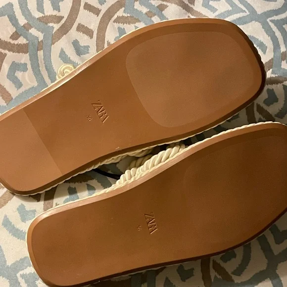 ZARA ROPE SANDALS - Picture 2 of 2